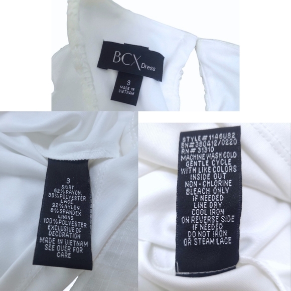 BCX Juniors Lace Hi-Low Fit & Flare Dress Size 3 - Picture 10 of 13